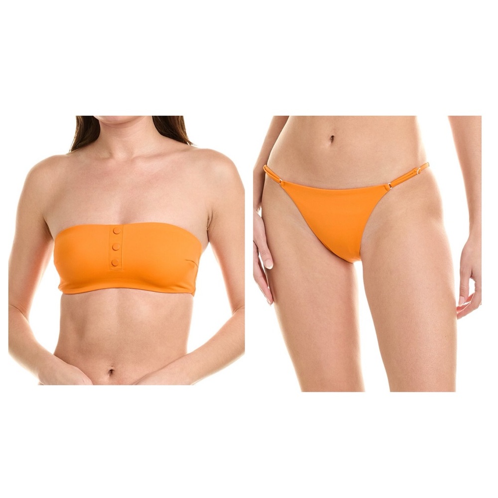 Onia Persimmon Bikini Set, Ines Top & Hannah Bottom, NWT